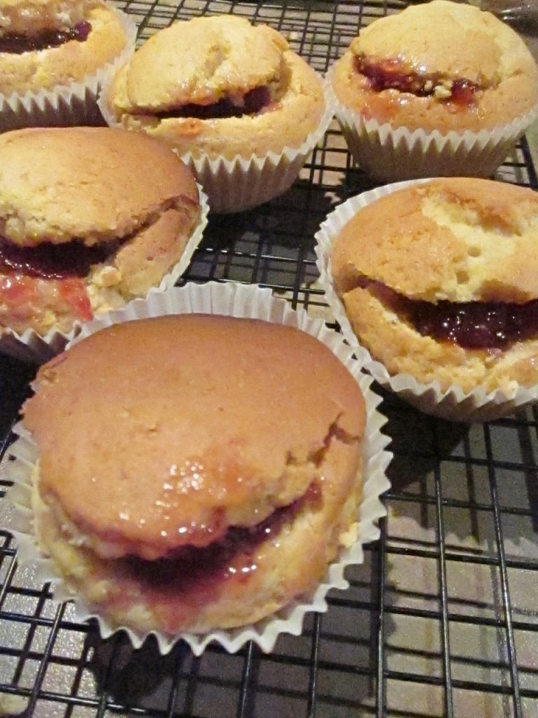 butterfly cakes, vanilla cupcakes